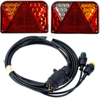 Πίσω φώτα LED DOBPLAST DPT35 + καλωδίωση MANTES 4m 7PIN