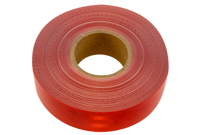Κόκκινη ανακλαστική ταινία περιγράμματος - ολόκληρο ρολό