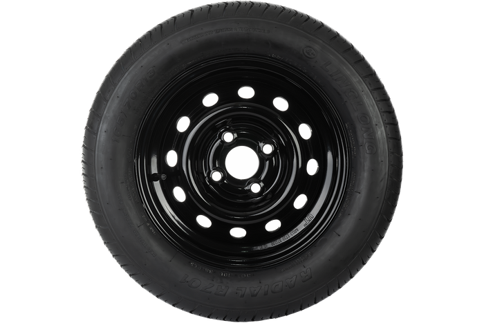 Ζάντα ρυμουλκούμενου ΕΛΑΣΤΙΚΟΥ LINGLONG 165/70 R13 79N UNITRAILER RIM μαύρο 4Jx13&quot;H2 4x100 ET:30