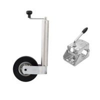 Τροχός τζόκεϊ με σφιγκτήρα WINTERHOFF ST60-V-255SB+KLE60 400kg 60mm 525-755mm