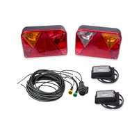 Σετ φώτων: Πίσω φώτα DOBPLAST + Πλευρικά φώτα LED DOBPLAST + Καλωδίωση MANTES 7m 13-PIN
