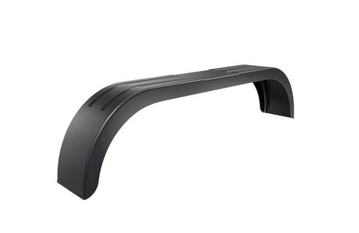 Tandem λασπωτήρας για τρέιλερ 13-14" DOMAR D20522 επίπεδη καμάρα τροχού 1500/220mm