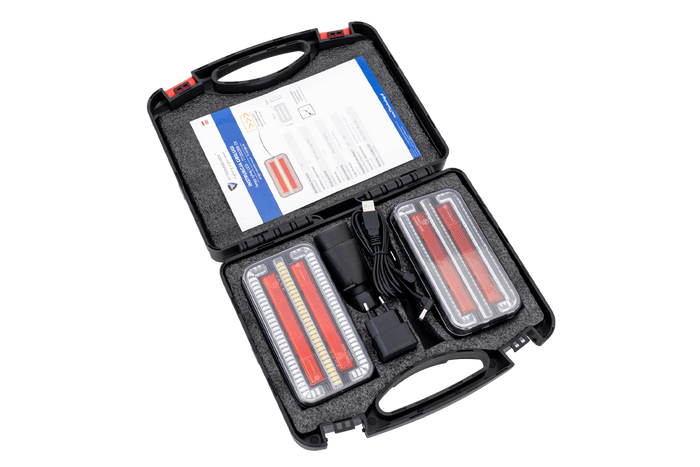 TT Technology TT.12028B-DI Πίσω φώτα LED 3 λειτουργιών αριστερά+δεξιά, ασύρματα, μαγνητικά