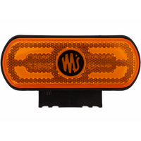 WAŚ W240 1598 Φανός σήμανσης LED, πορτοκαλί, γενικής χρήσης, με βάση