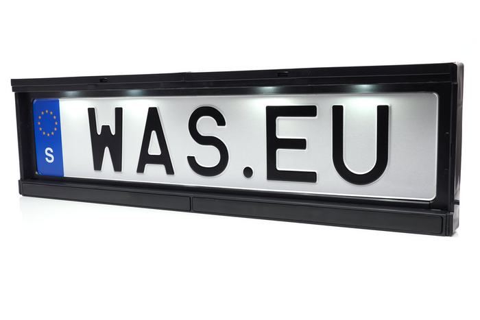 Πλαίσιο πινακίδας κυκλοφορίας με φωτισμό LED WAŚ W253 2100 Καλώδιο 12/24V 2m