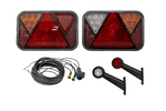 Σετ φώτων: FRISTOM LED πίσω φώτα + HORPOL LED πλαϊνά φώτα σήμανσης + MANTES 7m ζώνη 13-PIN