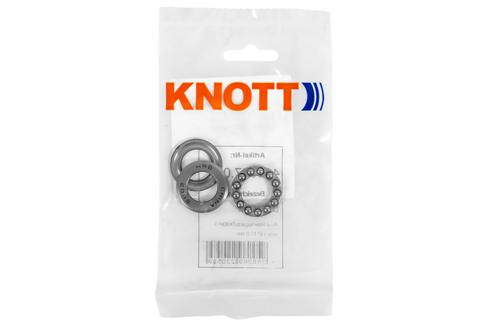 Ρουλεμάν για τροχό στήριξης KNOTT TK60/ATK60 30x17mm