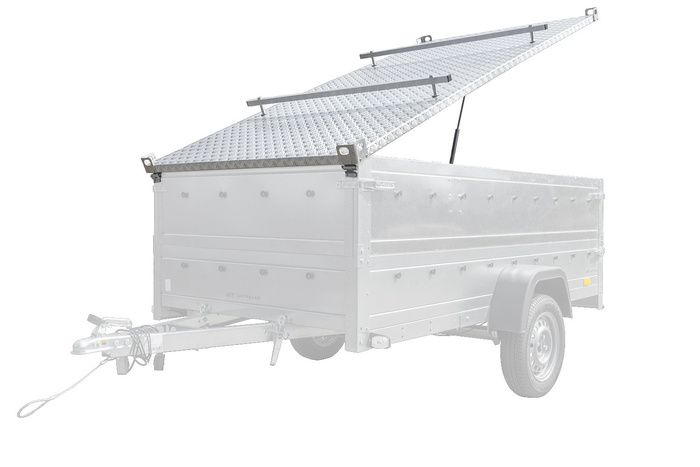 UNITRAILER GARDEN TRAILER 264 KIPP κάλυμμα τρέιλερ με κυλίνδρους / κλειδαριά με κλειδί