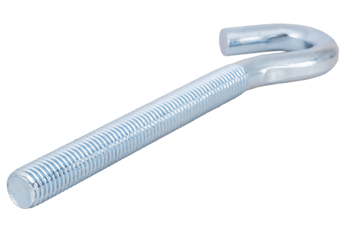 Γάντζος κατασκευής DROMET HZ M12x165 με ανοιχτό άκρο (λυγισμένο)