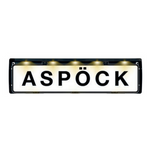 Πλαίσιο πινακίδας κυκλοφορίας με φωτισμό LED Καλώδιο ASPOCK FLEXLED 12V 0,8m