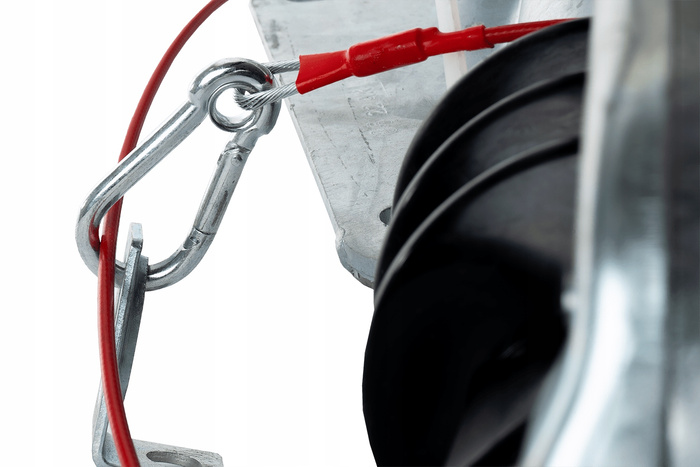 Συσκευή υπέρβασης KNOTT KF27B με κοτσαδόρο K27A για ρυμουλκούμενο 2700 kg με ράβδο έλξης τύπου V και στήριγμα τροχού στήριξης