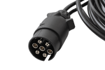 ASPÖCK ηλεκτρική εγκατάσταση πλεξούδα τρέιλερ 5 m 7 PIN μπαγιονέτες βύσματος 2x 5 PIN