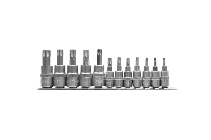 Σετ δώδεκα κλειδιών TORX σε ράγα YATO YT-04331