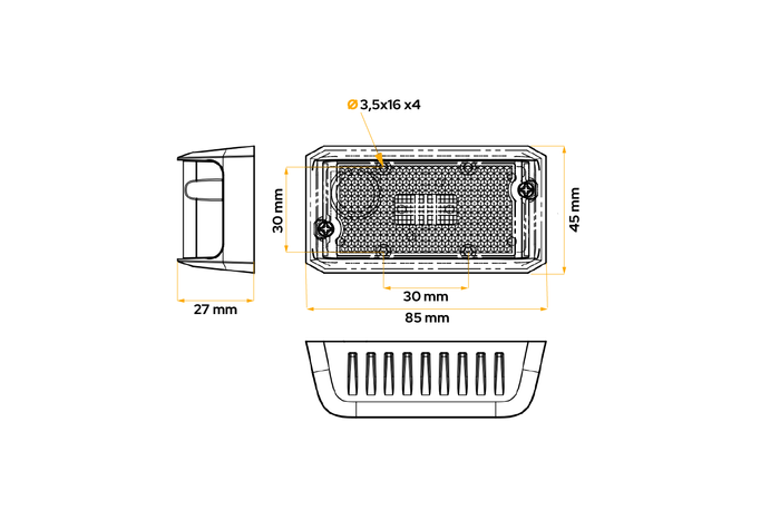 DOBPLAST DPT15 LED λευκή λυχνία γενικής χρήσης