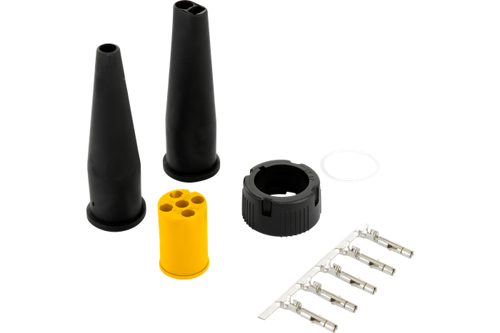 ASPÖCK βύσμα μπαγιονέτ 5 PIN για πίσω φώτα 12V κίτρινο