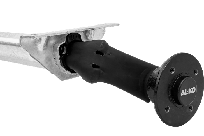 AL-KO OPTIMA άξονας χωρίς φρένο για ρυμουλκούμενο 750kg 1400mm 1710mm 4x100