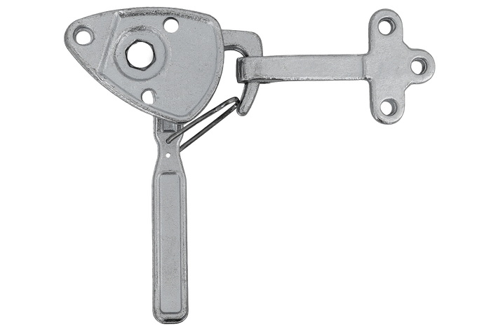 Αριστερό πλευρικό κοτσαδόρο με συνδετήρα WINTERHOFF WV 20-L + WVG 20-A, πλήρες κλείσιμο πλευράς τρέιλερ