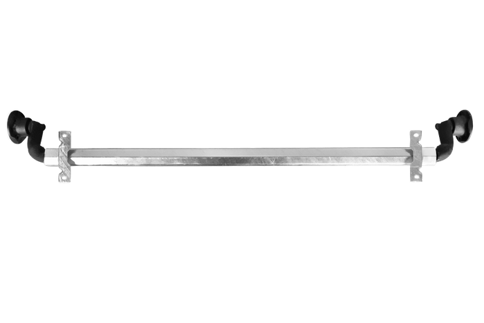 AL-KO OPTIMA άξονας χωρίς φρένο για ρυμουλκούμενο 750kg 1350mm 1840mm 4x100