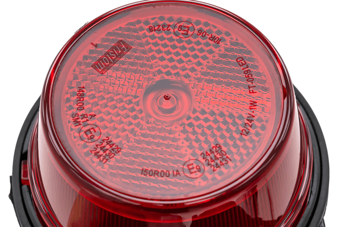 FRISTOM FT-059 Κόκκινη λάμπα LED γενικής χρήσης με γωνιακή βάση