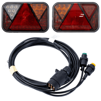 Πίσω φώτα FRISTOM LED + καλωδίωση MANTES 4m 7PIN
