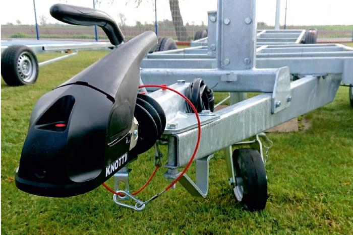 KNOTT KS30 κοτσαδόρος με μπάλα με σταθεροποιητή για ρυμουλκούμενο 3000 κιλών με σωληνοειδές ράβδο έλξης 50 mm