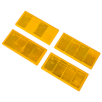 Σετ ανακλαστήρα x4 ανακλαστήρας για τρέιλερ - πορτοκαλί, 90 x 40 mm