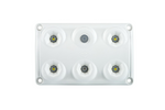 HORPOL LWD2157 Εσωτερικό φωτιστικό αυτοκινήτου LED 900lm με διακόπτη και κόκκινη δίοδο