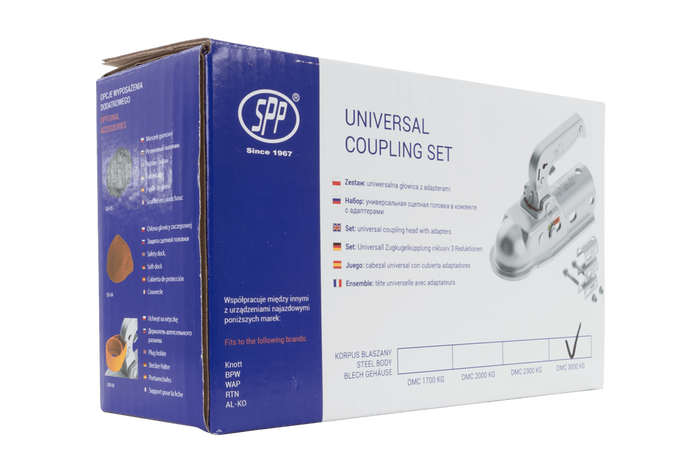 Ρυμουλκούμενο STEELPRESS BC-3000.1D-00-00+Z2 με σωληνωτή ράβδο έλξης 35-50mm