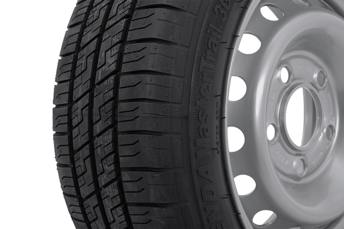 Ενισχυμένος τροχός για τρέιλερ TIRE KENDA 195/50 R13C 104/102N RIM KENDA 6Jx13"H2 5x112 ET:30