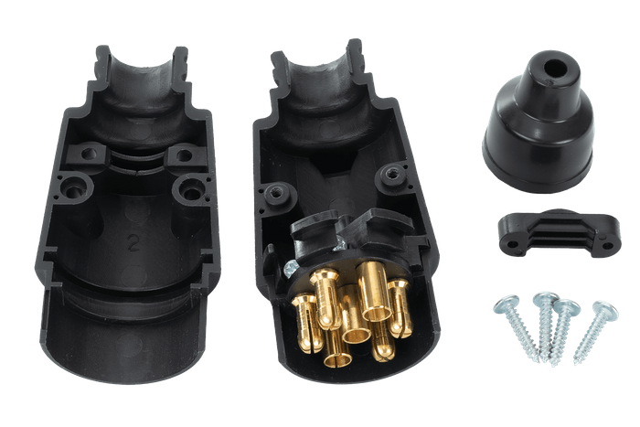 Βύσμα KAMAR 7 ακίδων για υποδοχή κοτσαδόρου