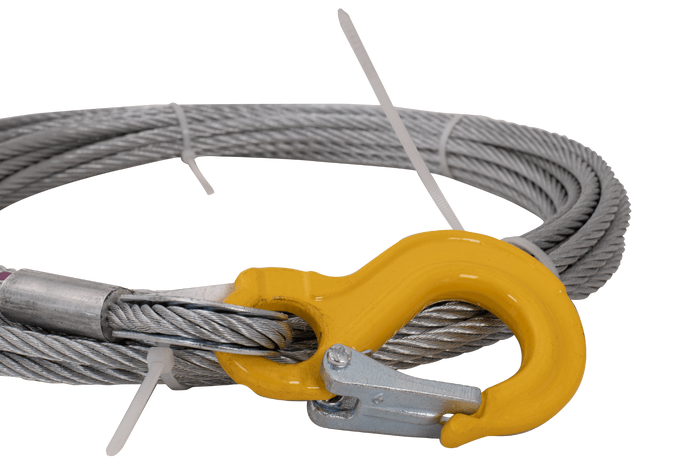 Σχοινί βαρούλκου για κοτσαδόρο EFMETAL 638kg 12,5m