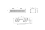Πίσω φως ομίχλης WAŚ W99 748 LED universal