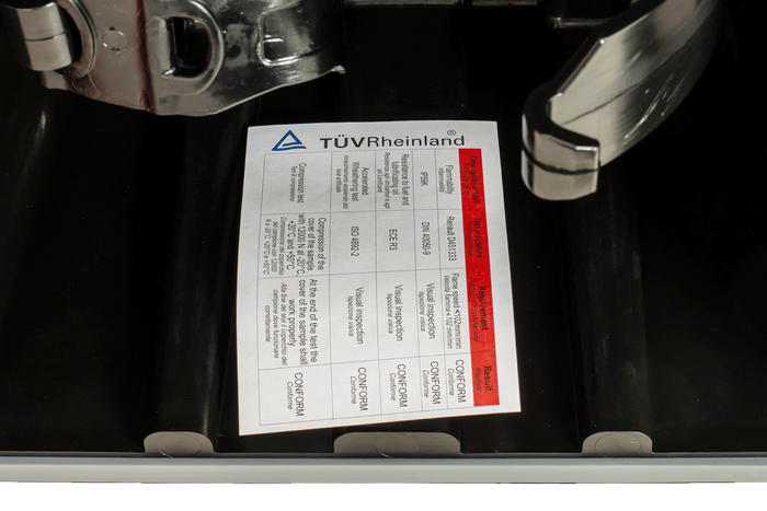 Κουτί πυροσβεστήρα 6kg DAKEN 82020 ADAMANT 671x310x247mm κόκκινο