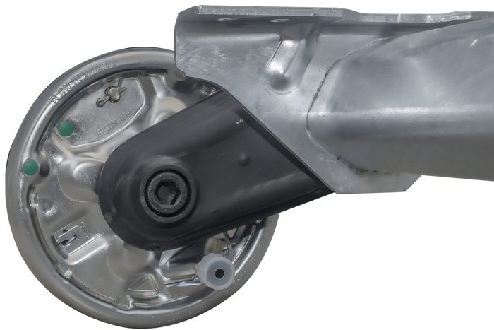 AL-KO COMPACT άξονας φρένων για ρυμουλκούμενο / ρυμουλκούμενο 1350kg 1650mm 2100mm 5x112