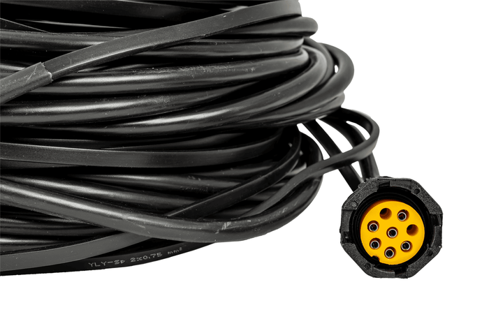 Ηλεκτρική εγκατάσταση MANTES, ζώνη ρυμουλκούμενου ρυμουλκούμενου, 12 m, βύσμα 13 PIN, ξιφολόγχες 2x 8 PIN