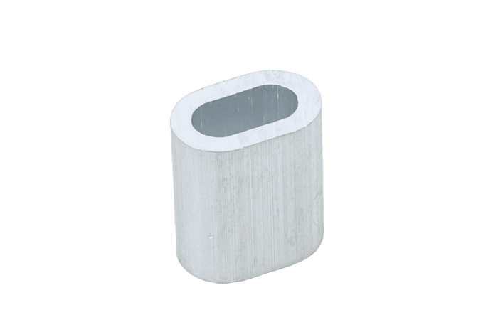 Σύνδεσμος αλουμινίου για σχοινιά DROMET ZLA.4, μανίκι για σχοινιά 4 mm