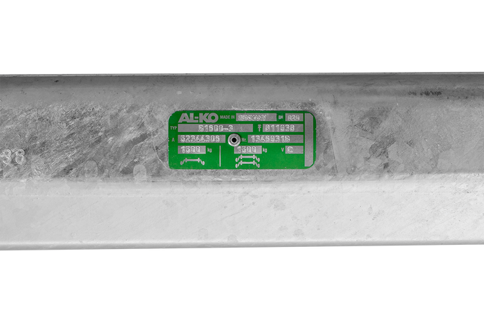 AL-KO COMPACT άξονας φρένων για ρυμουλκούμενο / ρυμουλκούμενο 1500kg 1600mm 2050mm 5x112