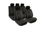 Σετ καλυμμάτων καθισμάτων αυτοκινήτου LAMPA Elegance, γκρι, για μπροστινά και πίσω καθίσματα