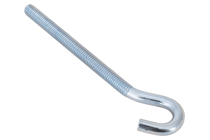 Γάντζος κατασκευής DROMET HZ M6x100 με ανοιχτό άκρο (λυγισμένο)