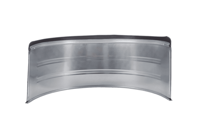 Διπλό φτερό για τρέιλερ 15-16" DOMAR DK7120, μεταλλικό θόλο τροχού 880/400mm με λαστιχένια άκρη