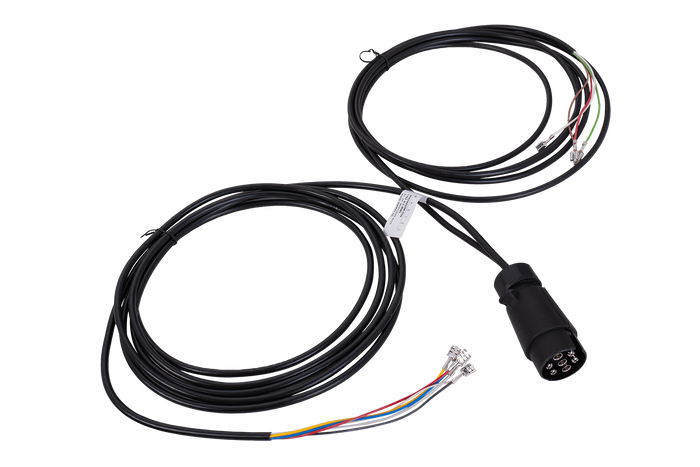 MANTES ηλεκτρική καλωδίωση ρυμουλκούμενου 4m 7PIN βύσμα 6.3 ακροδεκτών