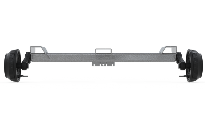 KNOTT VGB18 άξονας φρένων για ρυμουλκούμενο / ρυμουλκούμενο 1800kg 1140/1248mm 1700mm 5x112