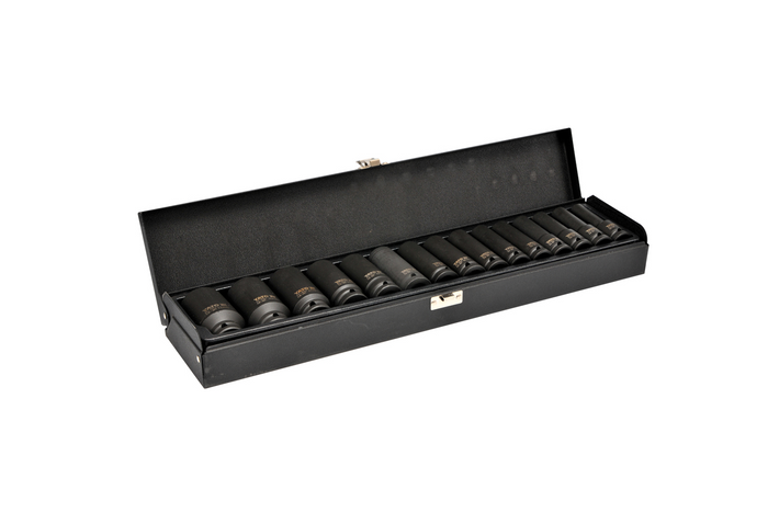 YATO YT-1055 μακριά καρυδάκια κρούσης 1/2" 15 τεμάχια.