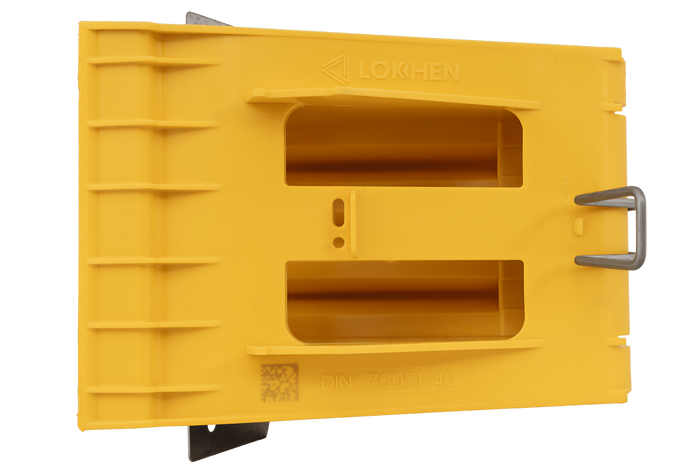 Στήριγμα τροχού G46 με βάση στήριξης LOKHEN, ύψος: 190 mm