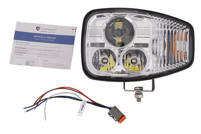 Προβολείς LED TT Technology TT.16610-L+TT.16610-P 3 λειτουργίες 21xLED 4450lm αριστερά+δεξιά για JCB/Cat/Manitou/Volvo/Terex