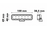 Λάμπα εργασίας LED ανακλαστήρας LAYTZ LY7301 24xLED 2400lm ορθογώνια