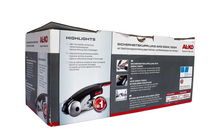 AL-KO AKS3004 μπίλια κοτσαδόρος με σταθεροποιητή για ρυμουλκούμενο 3000kg με σωληνοειδές ράβδο έλξης 50mm