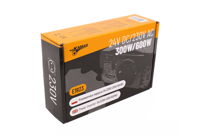 Μετατροπέας τάσης 24V/230V (300/600W) KAMAR E1923