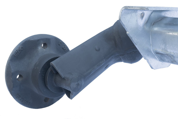 AL-KO OPTIMA άξονας χωρίς φρένο για ρυμουλκούμενο 750kg 700mm 1100mm 4x100