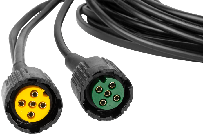 Ηλεκτρική εγκατάσταση MANTES, ζώνη ρυμουλκούμενου ρυμουλκούμενου, 5 m, βύσμα 13 PIN, ξιφολόγχες 2x 5 PIN